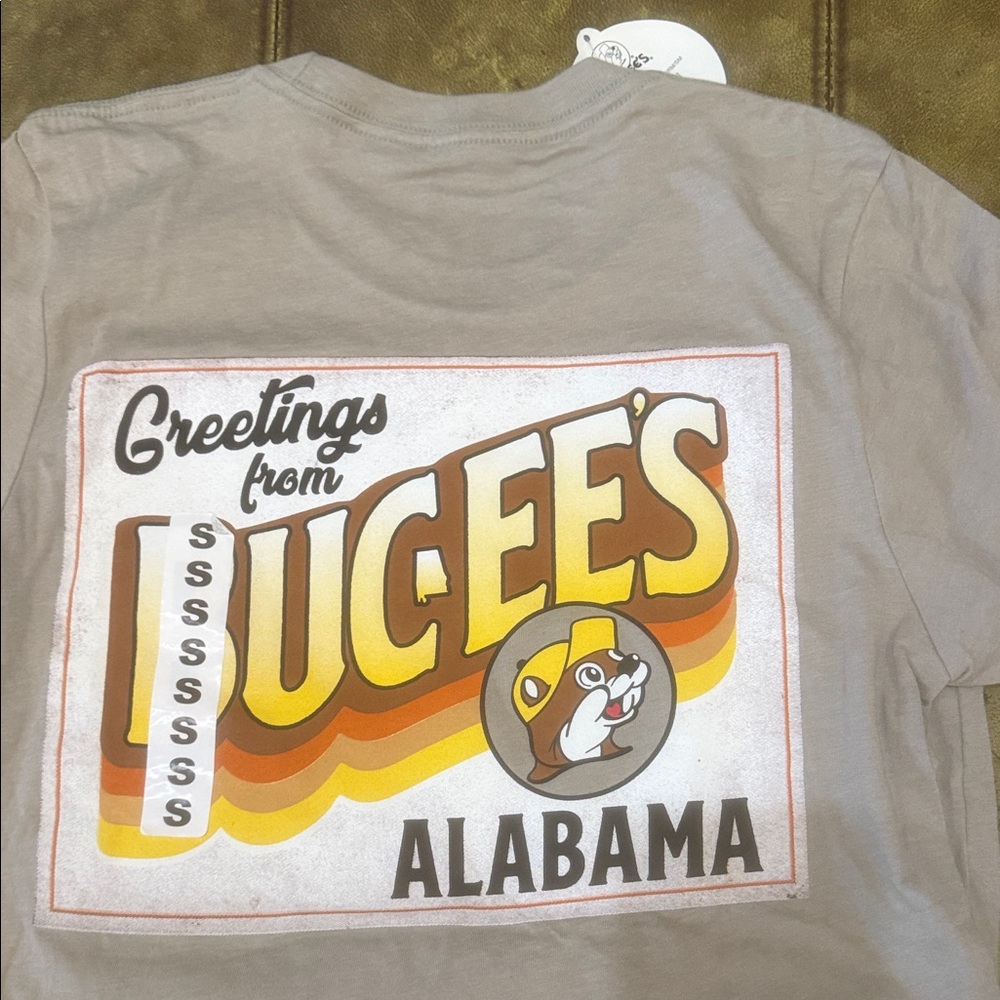 Gray Buc-ee's Alabama Short Sleeve Tee